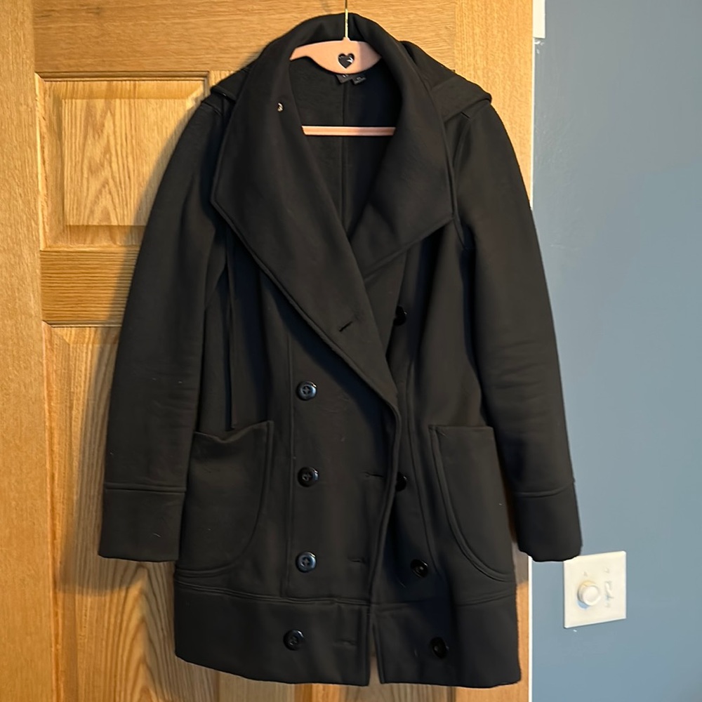 Forever 21 black button-up coat